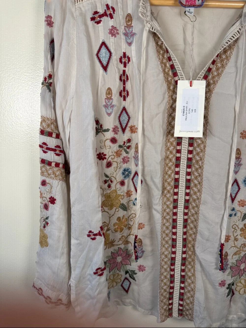 Johnny Was Paulina Shirt in Eli Women’s Small NWT‎ *marked SAMPLE* see photos - Picture 5 of 10